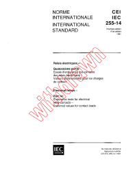 IEC 60255-14:1981