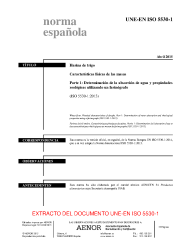 UNE-EN ISO 5530-1:2015