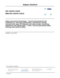 NBN ISO 23678-2:2022