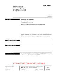 UNE 38859:2003 (R2017)