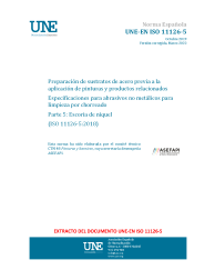 UNE-EN ISO 11126-5:2019