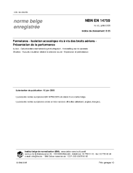 NBN EN 14759:2005