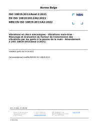 NBN EN ISO 10819:2013/A2:2022