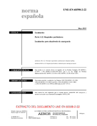 UNE-EN 60598-2-22:2015