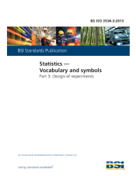 BS ISO 3534-3:2013