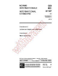 IEC 61167:1992/AMD2:1997