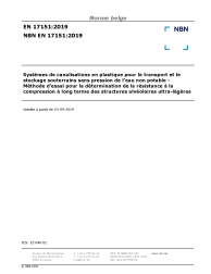 NBN EN 17151:2019