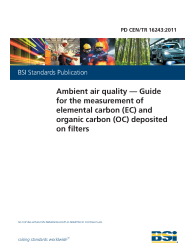 PD CEN/TR 16243:2011