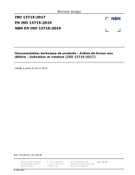 NBN EN ISO 13715:2019