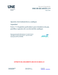 UNE-EN IEC 60335-2-9:2024