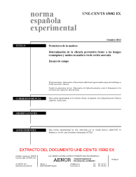 UNE-CEN/TS 15082:2012 EX