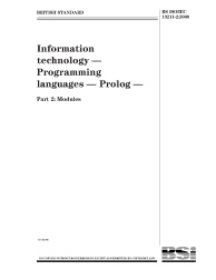BS ISO/IEC 13211-2:2000