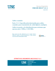 UNE-EN 50117-11-1:2021
