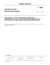 NBN ISO 8000-64:2023