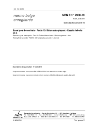 NBN EN 12350-10:2010