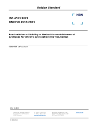 NBN ISO 4513:2023