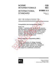 IEC 61000-3-3:1994+AMD1:2001 Consolidated