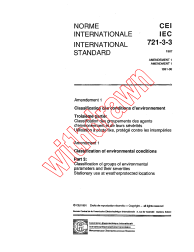 IEC 60721-3-3:1987/AMD1:1991