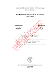 IEC 60694:1980/AMD1:1985