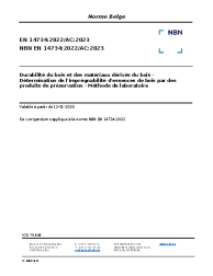 NBN EN 14734:2022/AC:2023