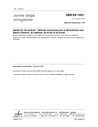 NBN EN 15841:2010