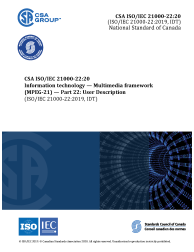 CSA ISO/IEC 21000-22:20