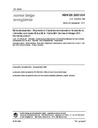 NBN EN 2665-004:1999