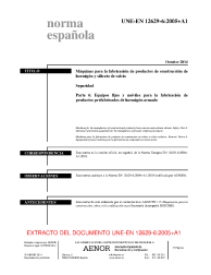 UNE-EN 12629-6:2005+A1:2014 (R2021)