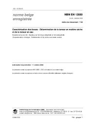 NBN EN 12880:2000