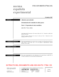UNE-CEN ISO/TS 17764-1:2007 EX (R2009)