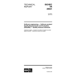 ISO/IEC TR 25021:2007