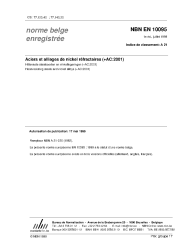 NBN EN 10095:1999