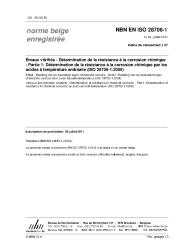 NBN EN ISO 28706-1:2011
