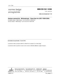 NBN EN ISO 10399:2010