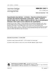 NBN EN 12457-1:2002