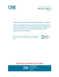 UNE-EN 13880-8:2020