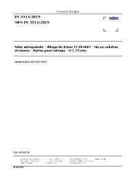 NBN EN 3314:2019