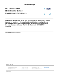 NBN EN ISO 13703-2:2023