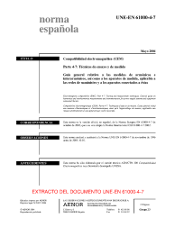 UNE-EN 61000-4-7:2004
