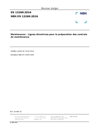 NBN EN 13269:2016