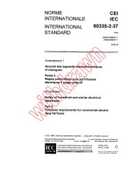 IEC 60335-2-37:1994/AMD1:1996