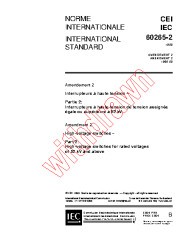IEC 60265-2:1988/AMD2:1998