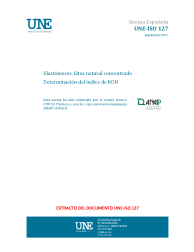 UNE-ISO 127:2017