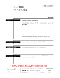 UNE-ISO 9096:2005 (R2011)