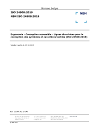 NBN ISO 24508:2019