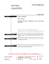 UNE-EN 60068-2-40:2000