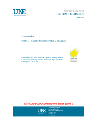 UNE-EN IEC 60598-1:2022