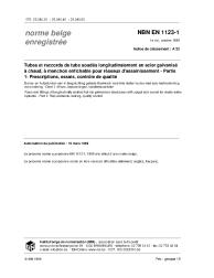 NBN EN 1123-1:1999