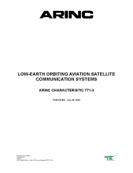 ARINC Characteristic 771-3:2024