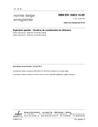 NBN EN 16603-10-09:2014